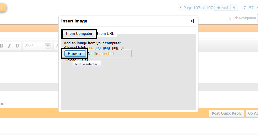 Name:  2 - Click on From Computer and then click on Browse.png
Views: 294
Size:  24.3 KB